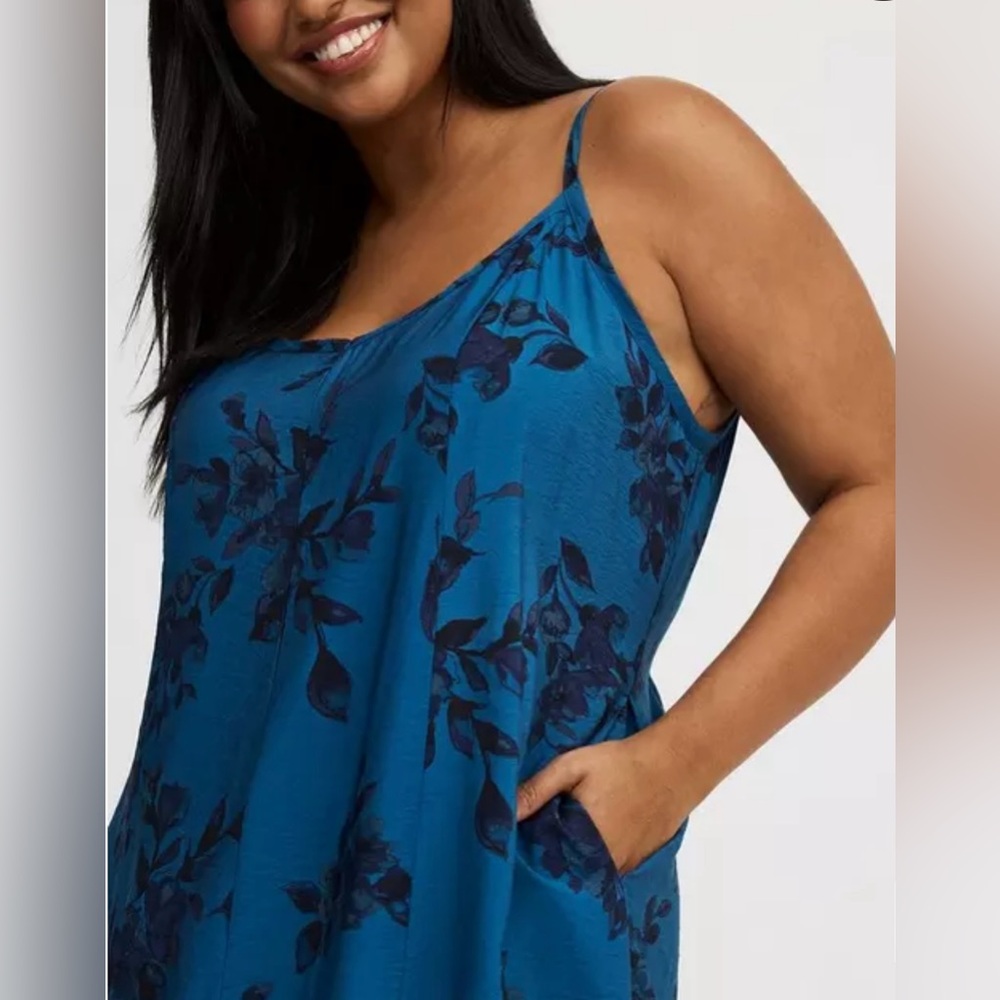 NWT Torrid hammered rayon trapeze maxi dress size 3X - Picture 4 of 10